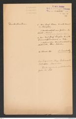 k.k. naturhistorisches Hofmuseum, Intendanzakten 1885-1896 (Hauer), Aktenzahl Z.159/1891, Seite 1
